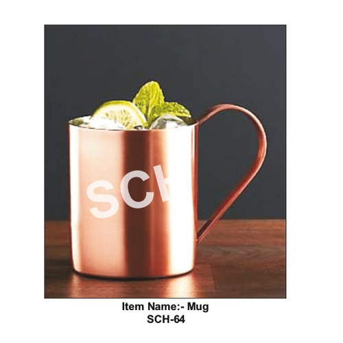 Copper Water Mug, Packaging Type: Box