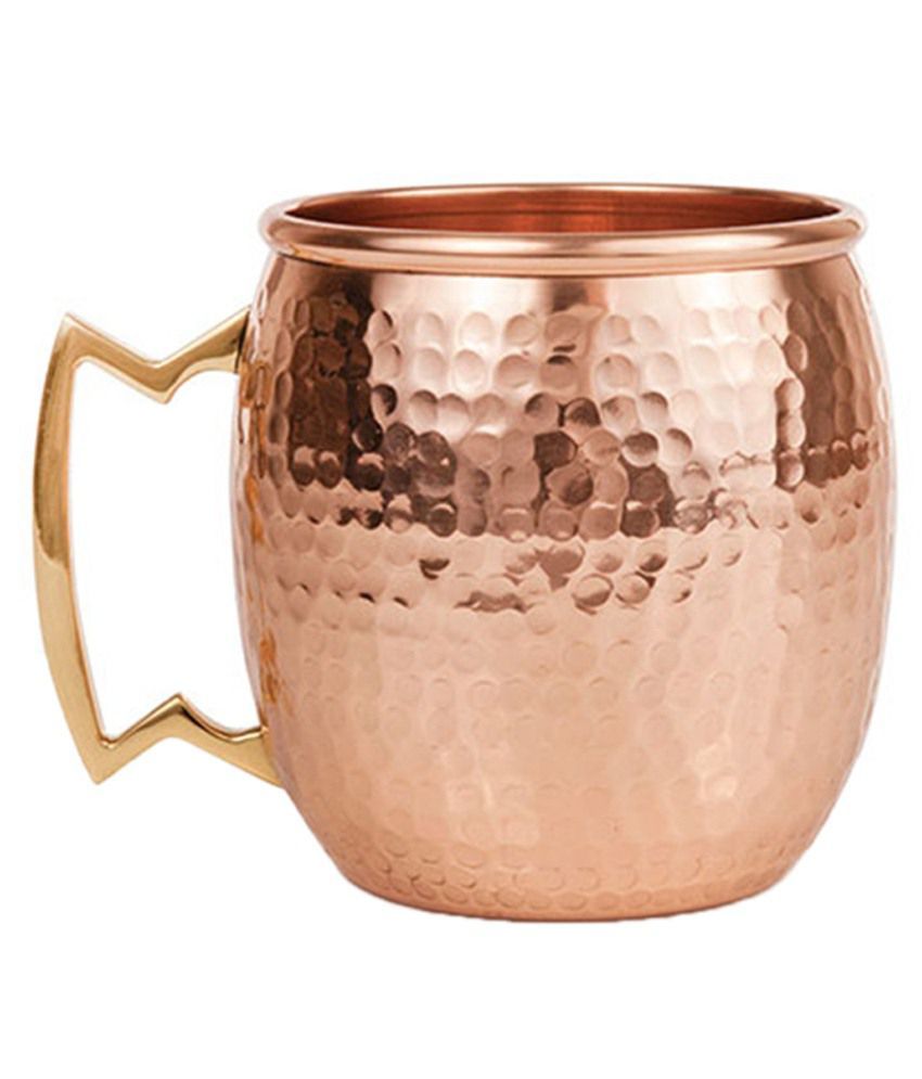 Antique Hammered Moscow Mule Copper Mugs