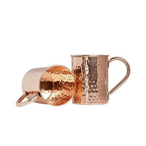 350 Ml Hammered Copper Mug