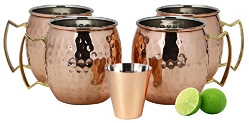 Wandcraft Exports Hammered Moscow Mule Copper Mug