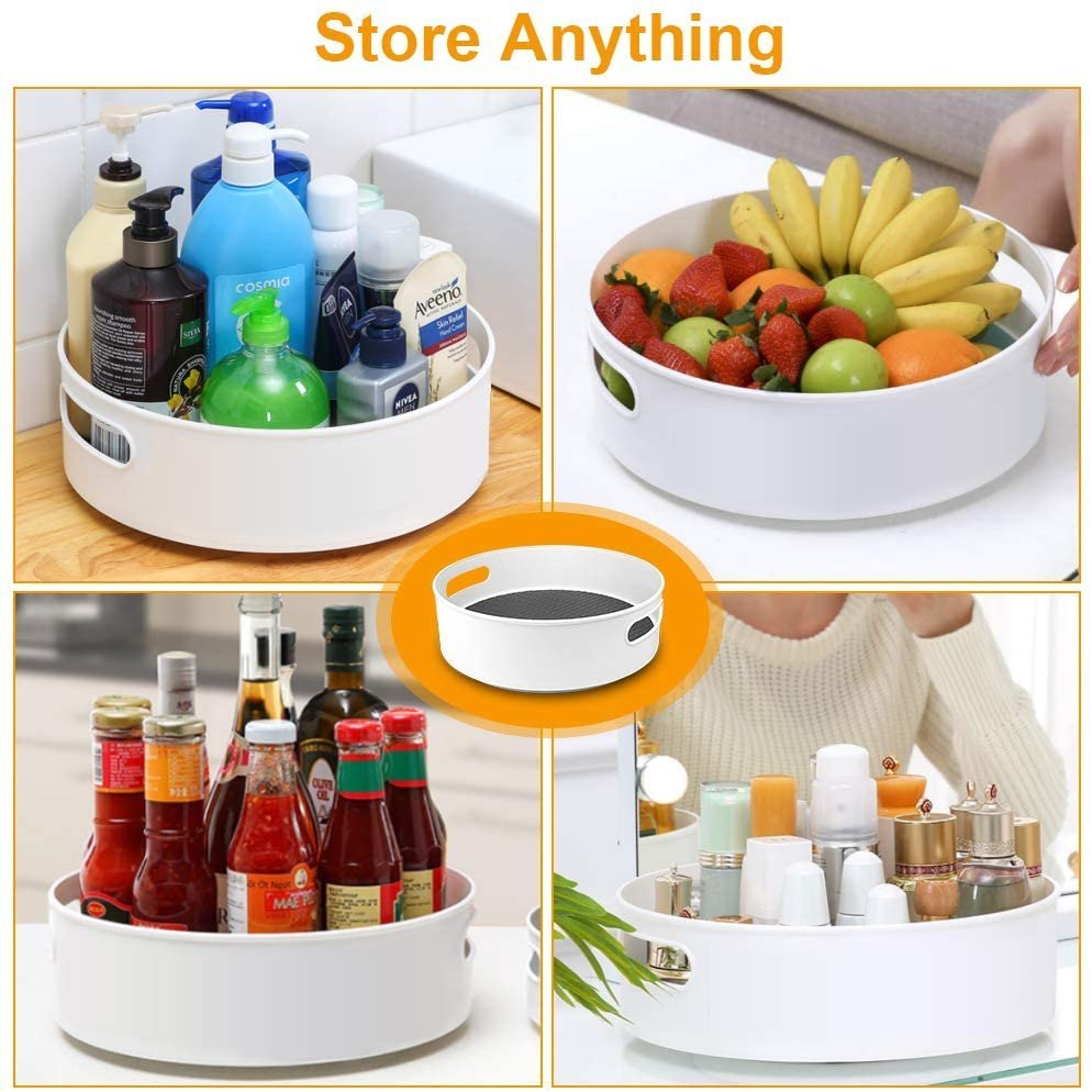 Payal Industry Plastic 360 Degree lazy Susan Organiser, For Home, Size: Standard
