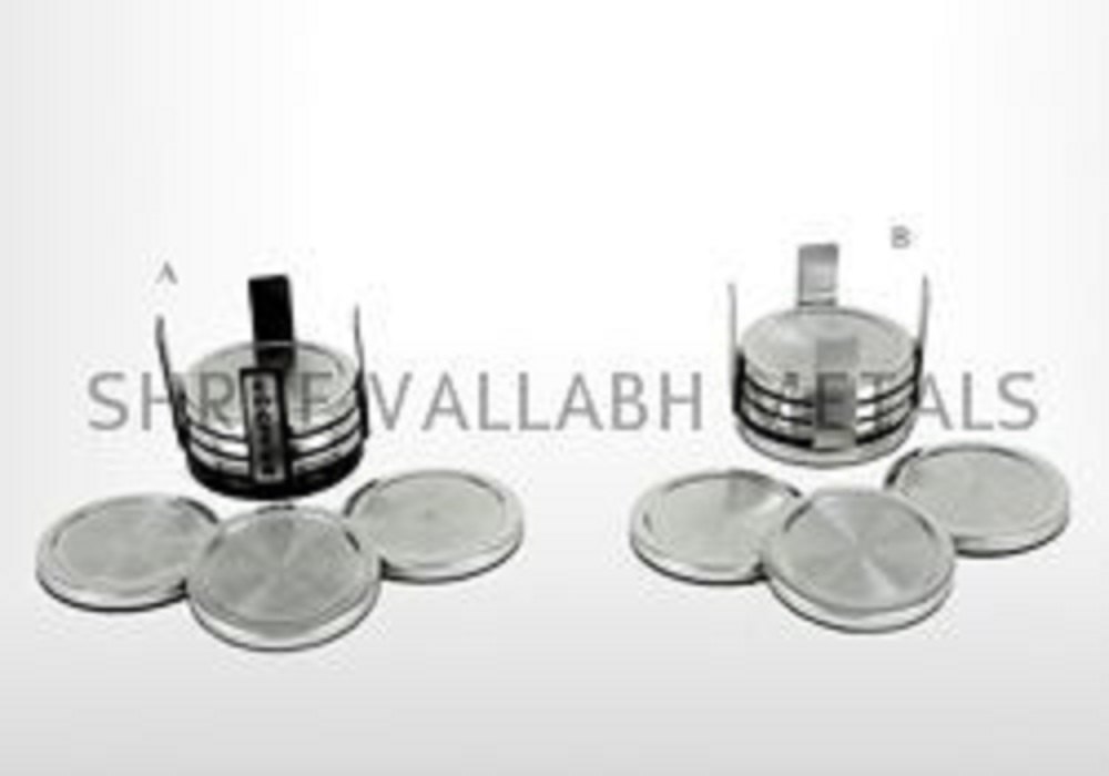 Silver Stainless Steel Tableware Coaster, For Home