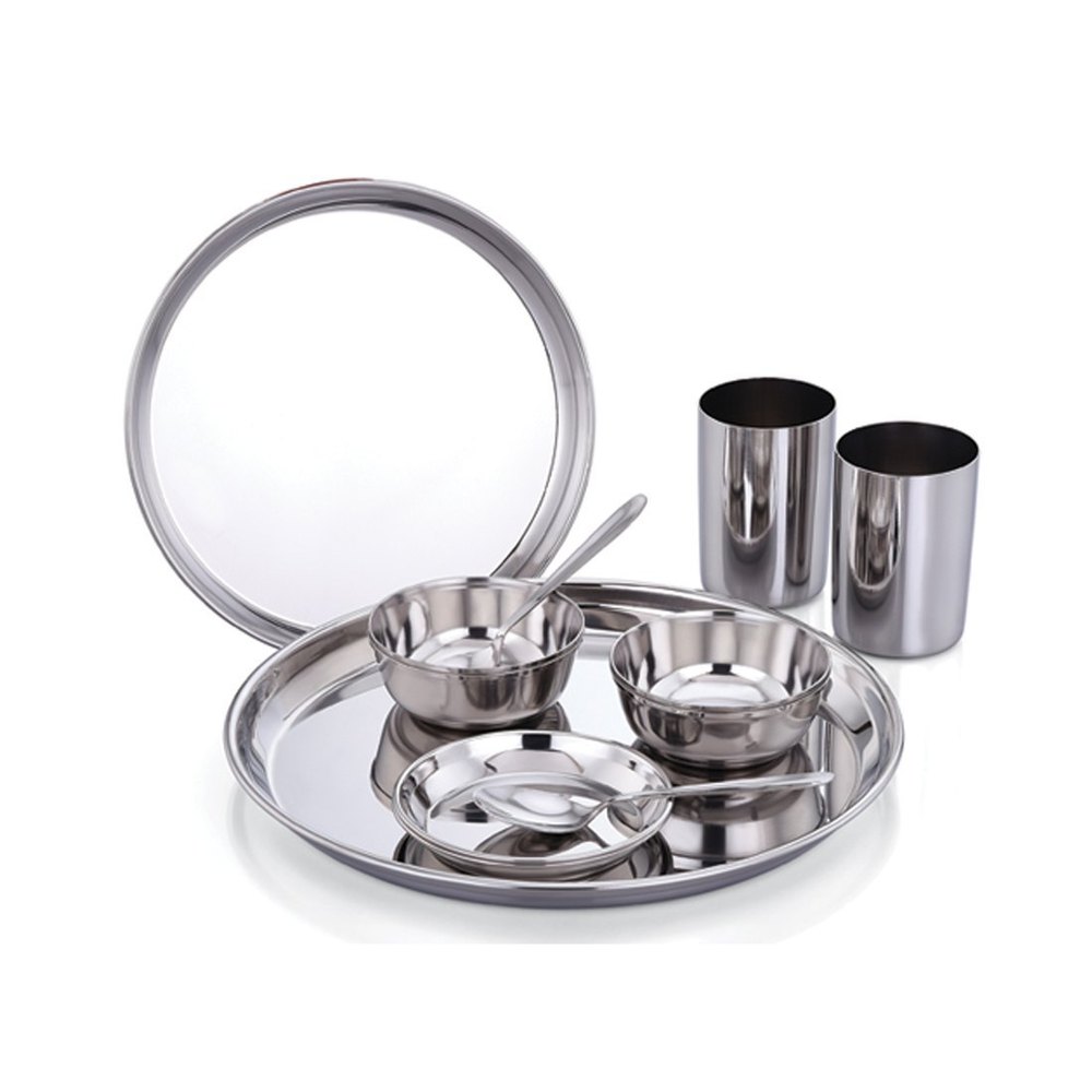Metal Kraft Silver Stainless Steel Tableware, For Home