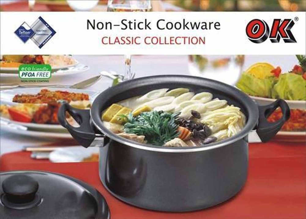 1ps Stainless Steel Classic Collection Stew Pan (With St.St.Lid), Size: 34cm, Capacity: 10Ltr