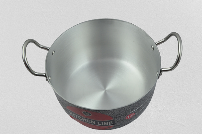 KITCHENLINE Aluminum POWDER COATING STEW POT, Grade: Food Grade, Size: 8 To 17