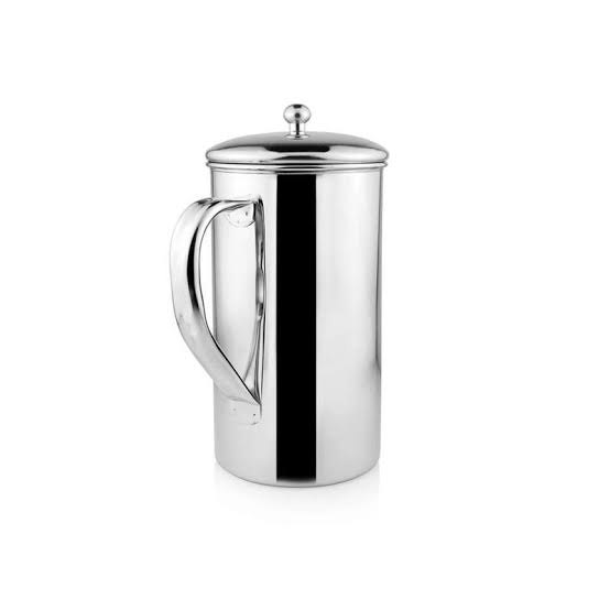 Gold Silver Stainless Steel Jug, For Home