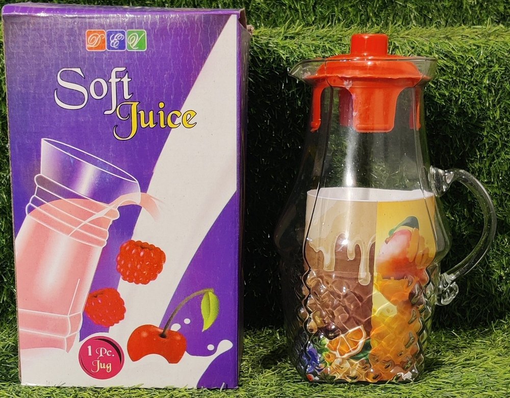 Vaishno Glass Soft Juicy Jug, For Home