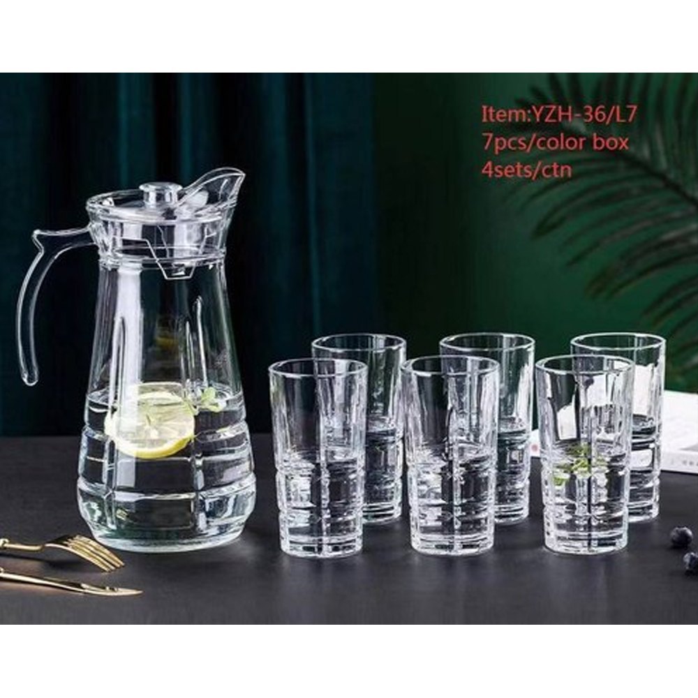 Plain 1.8L Pitcher Glass Jug, For Home