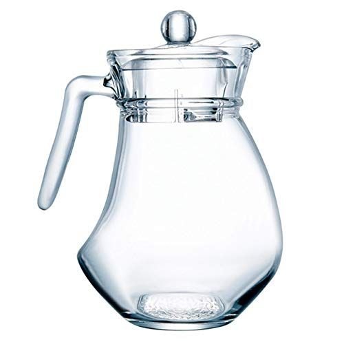 Glass White Wavy Jug, For Home