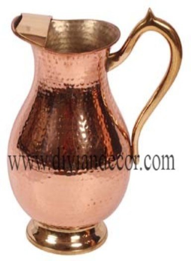 Pure Copper Jugs, For Home, Size: 1 L