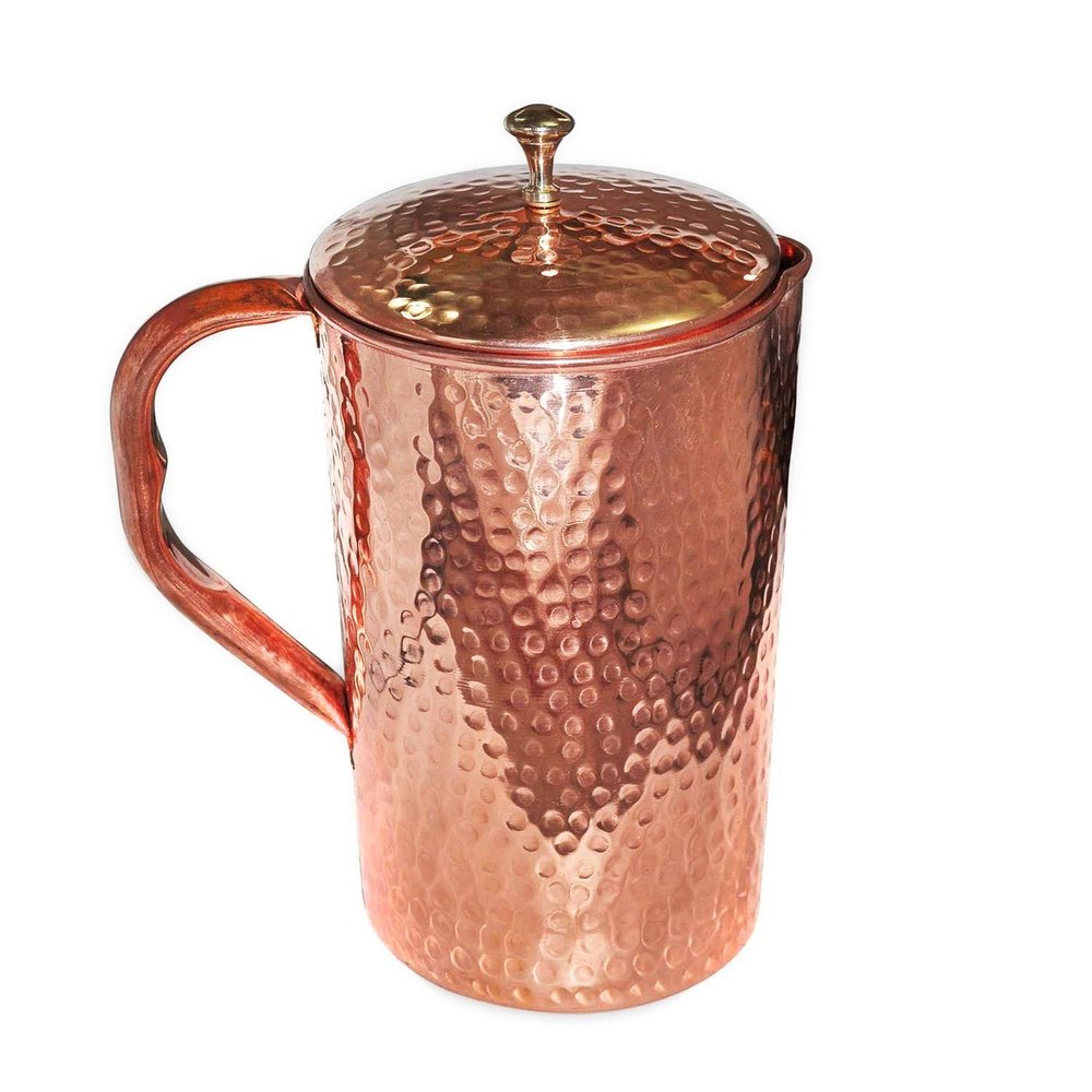 Round Sahi Hai Copper Jugs, Capacity: 1.5 ltr, Size: 10 X 10 X 10 cm