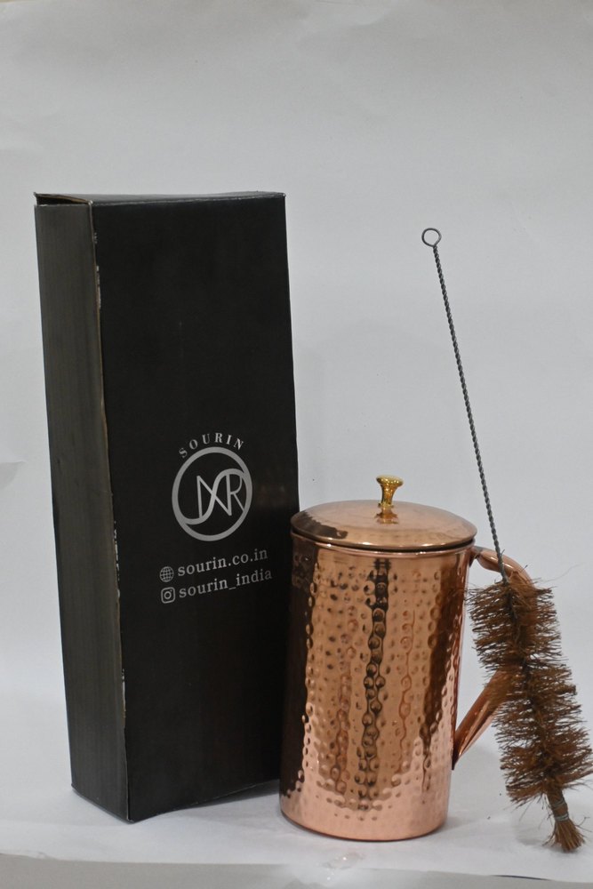 Copper Jug Full Hammered