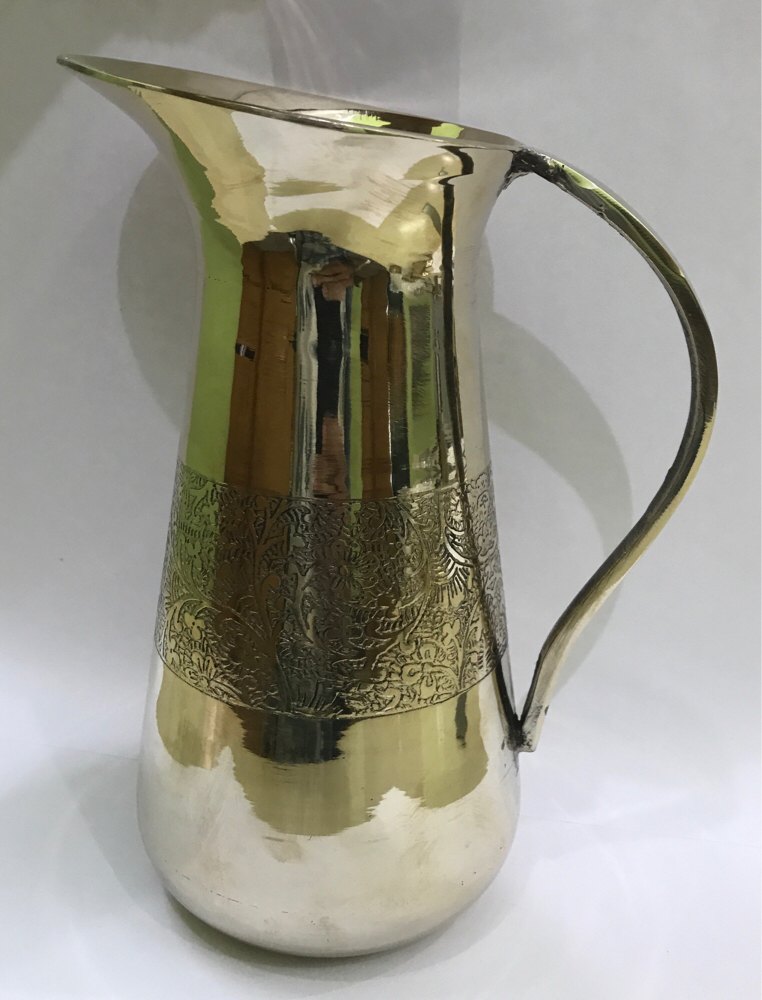 Charanjit Etching Bronze Jug