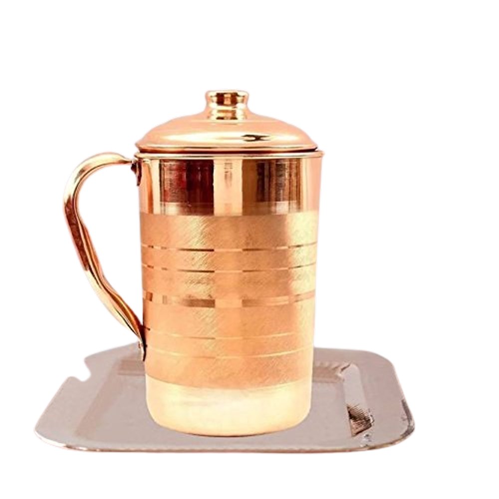 Copper Jug, For Home, Restaurant, Capacity: 1.7 L