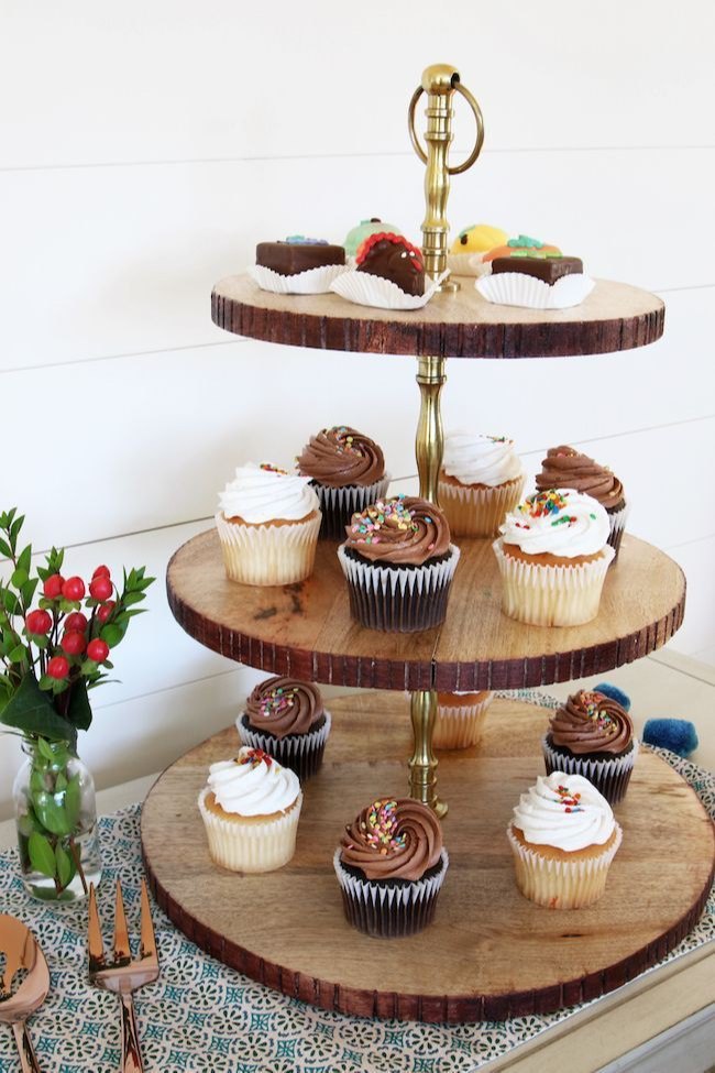 Wooden Cake Stand