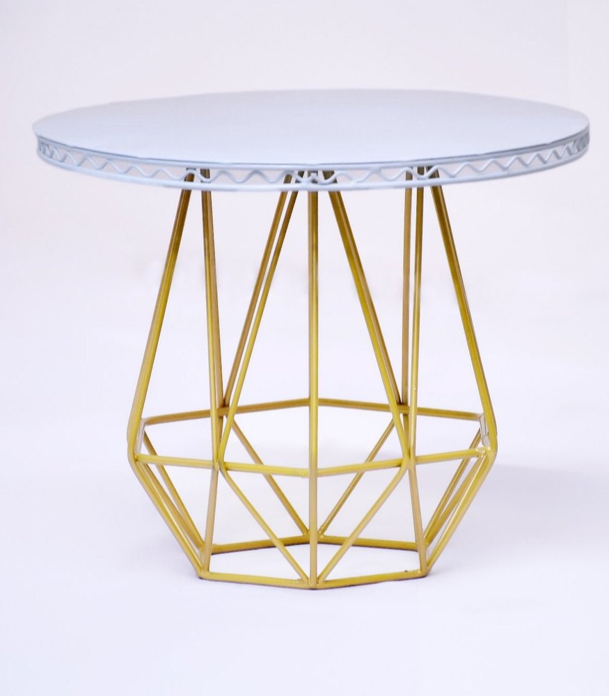 Iron Hexagonal Flower Pot Table