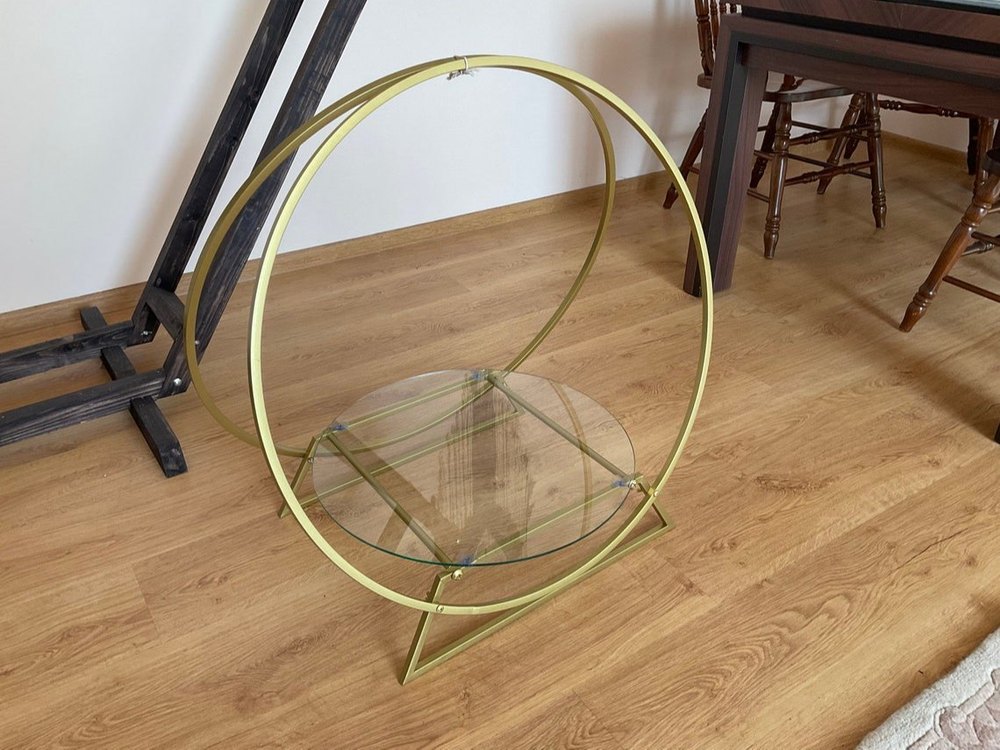 Design Stand Cake With Tier Glass Decorative Metal Ring Cake Stand