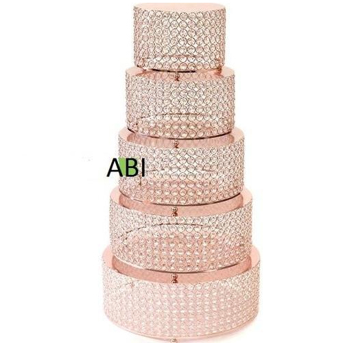 Metal Cake Stand, Shape: Round