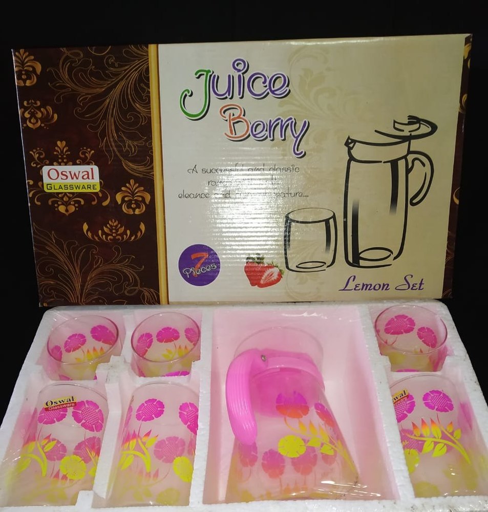 6+1 Glass Lemon Set