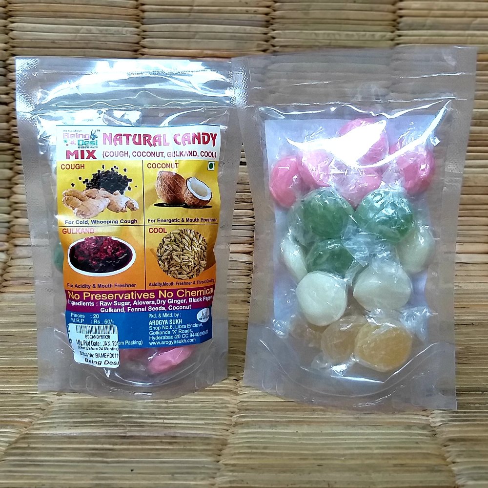 Toffee Natural Candies, Packaging Type: Packet
