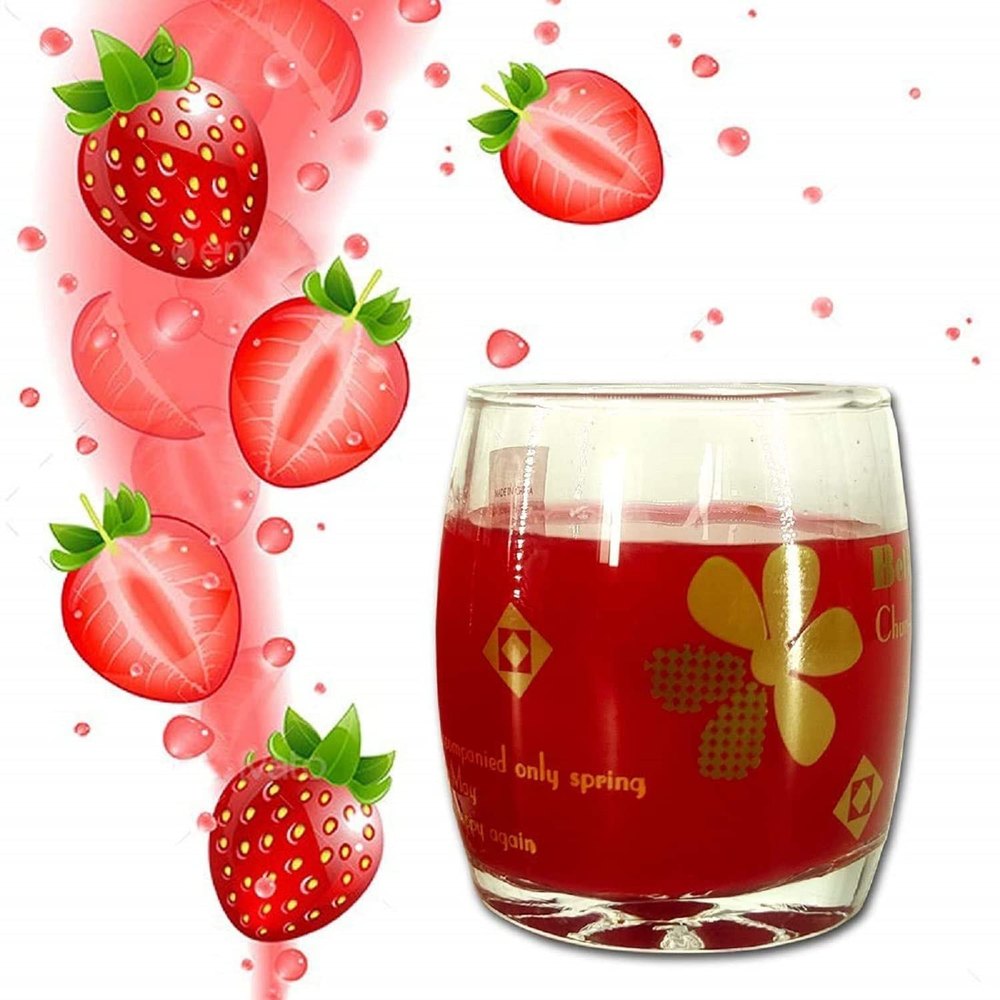 REVOLUTION DESIGN PRINTED WATER GLASS 180ML 6PCS, For Home, Capacity: 200 ml