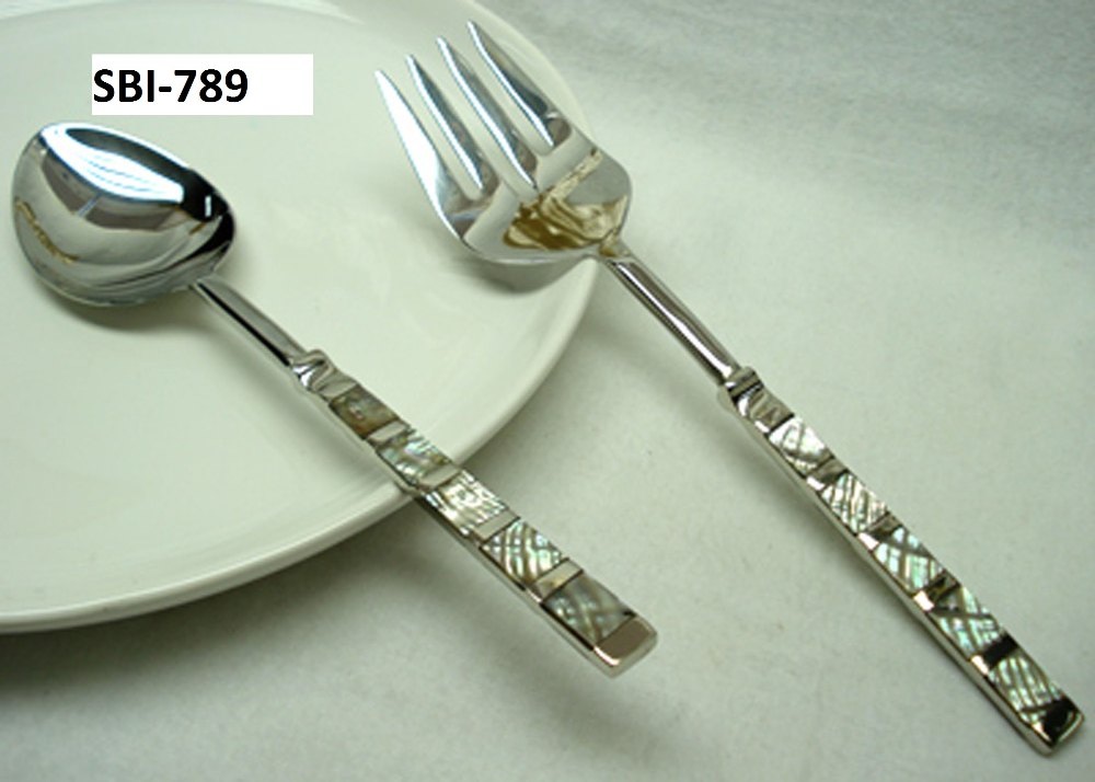 Salad Server Set, For Restaurant And Hotel, Size: 11