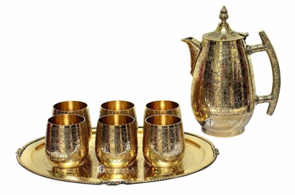Gold Brass Lemon Set