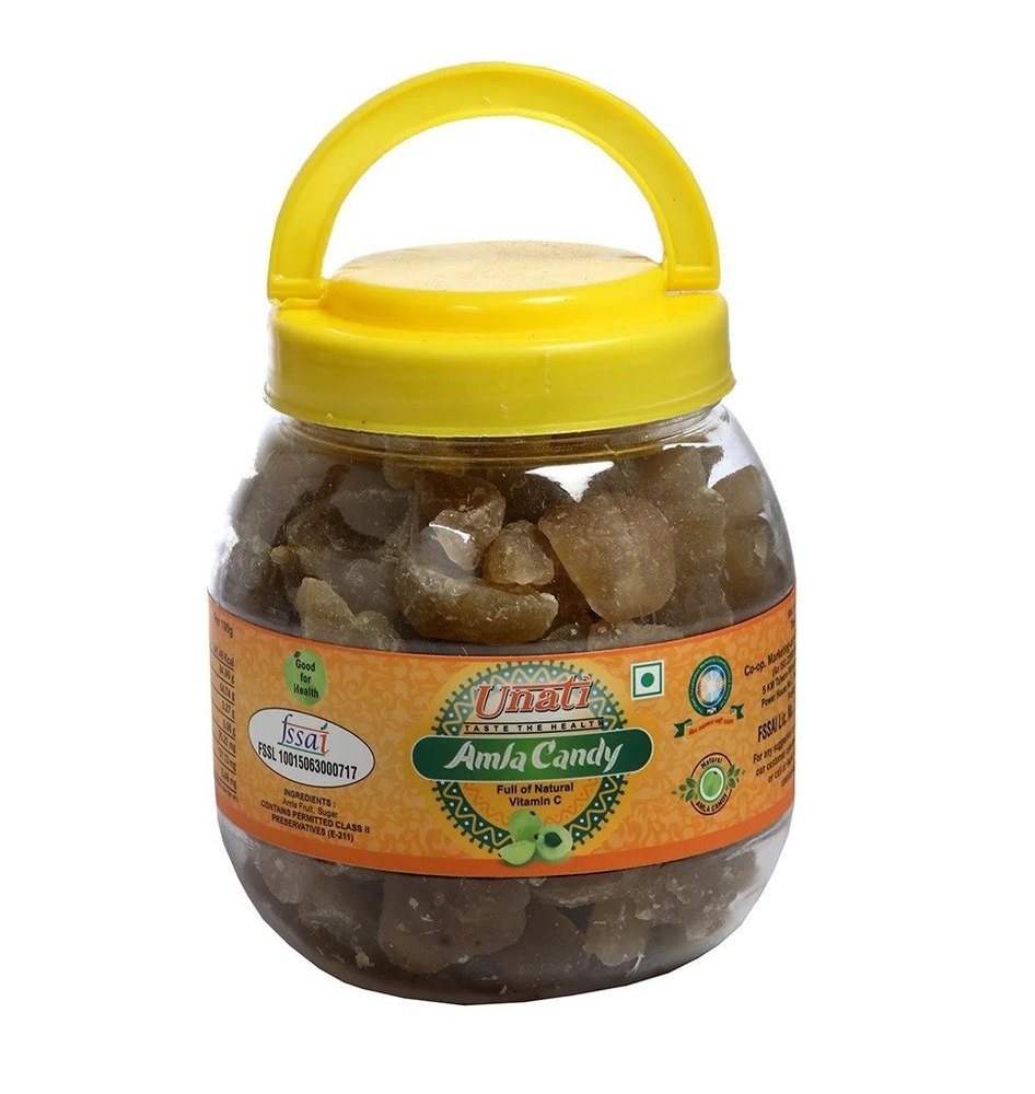 UNATI 12 Months Amla Candy, Packaging Type: Plastic Jar, Packaging Size: 500g