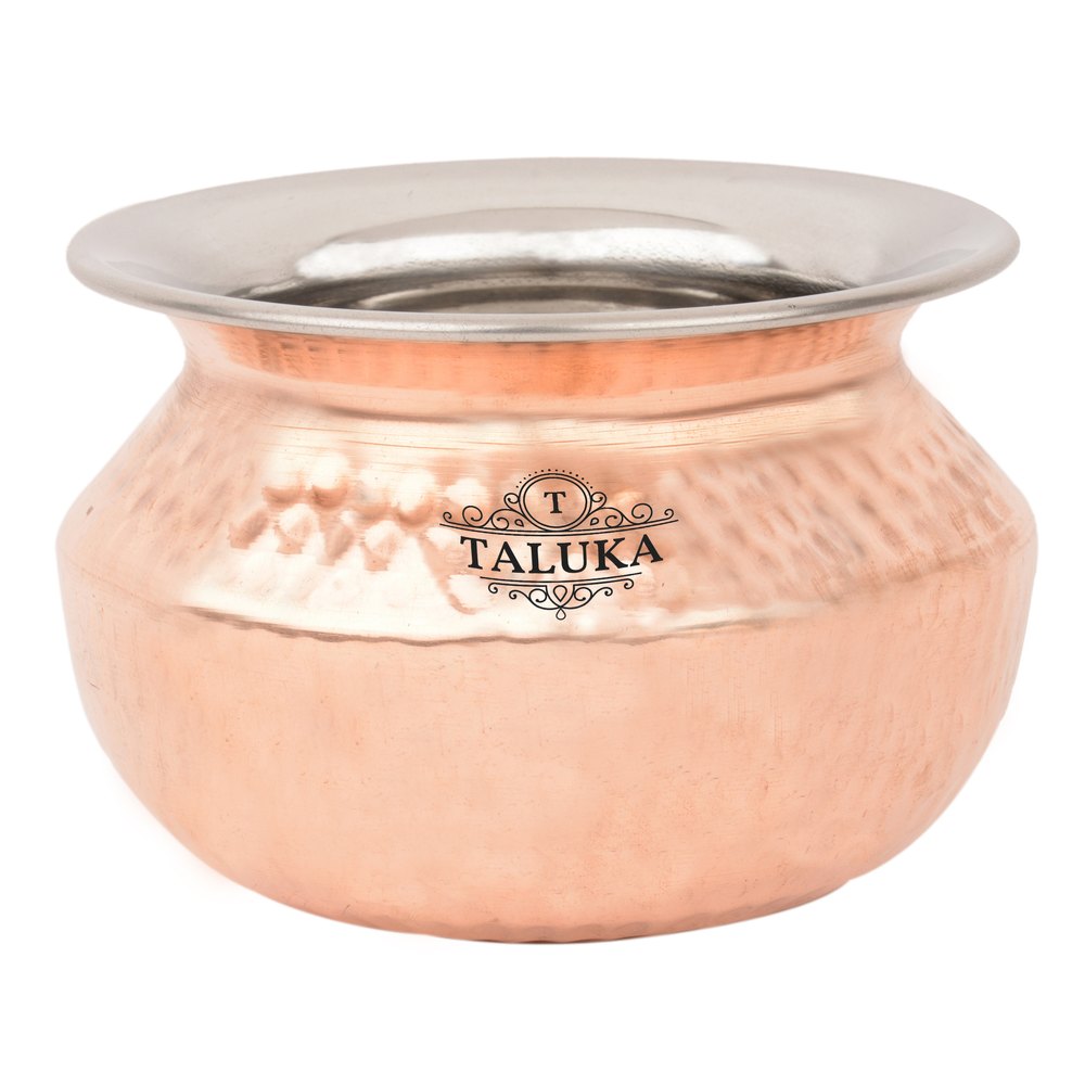 Hammered Copper Serving Pot (Degci), For Restaurant