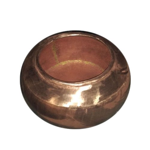 Round Polished Copper Handi