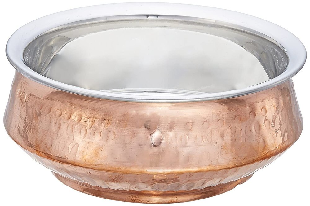 Rps Polished Copper Biryani Handi
