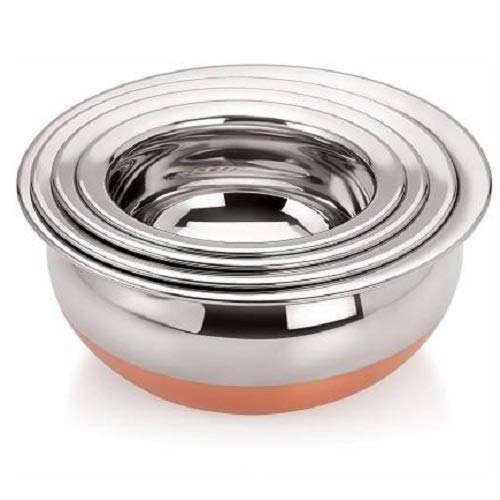 Round Metal copper base handi set