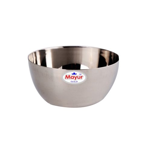 Mayur Gold Stainless Steel Ss Apple Bowl, For Industries