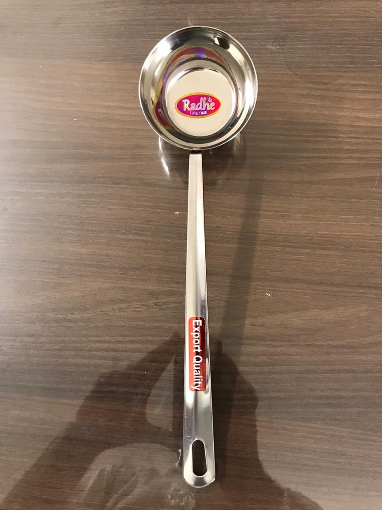 Metal stainless steel long handle serving bowl, For Home, Set Contains: S S 202