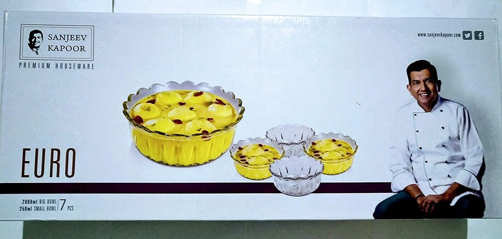 Transparent Modern Sanjeev Kapoor Euro Set, For Home, Size: 2000ml + 250 Ml