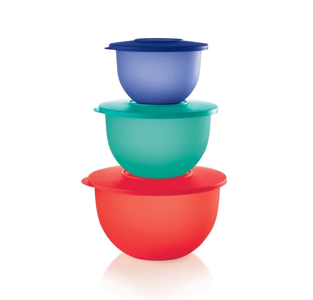 Tupperware Impressions Classic Bowl Set, Set Contains: 3 Bowls With Seals