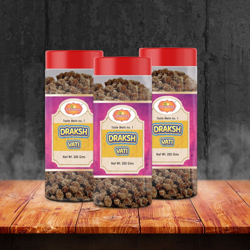 Sour Draksh Vati, Packaging Type: Plastic Jar, Packaging Size: 200 Gm