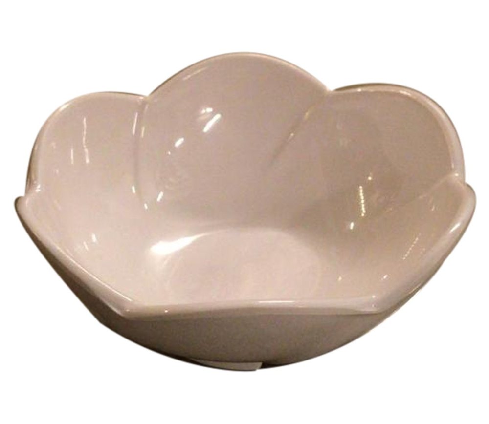 100ml White Melamine Serving Bowl, Design/Pattern: Plain