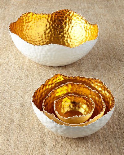 Metal Red Serving Bowl, Size: 12x12 Inches
