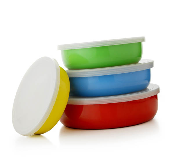 Stainless Steel Storage Lid Bowl Colored