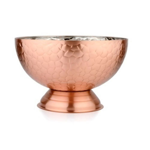 Copper Hammered Bowl