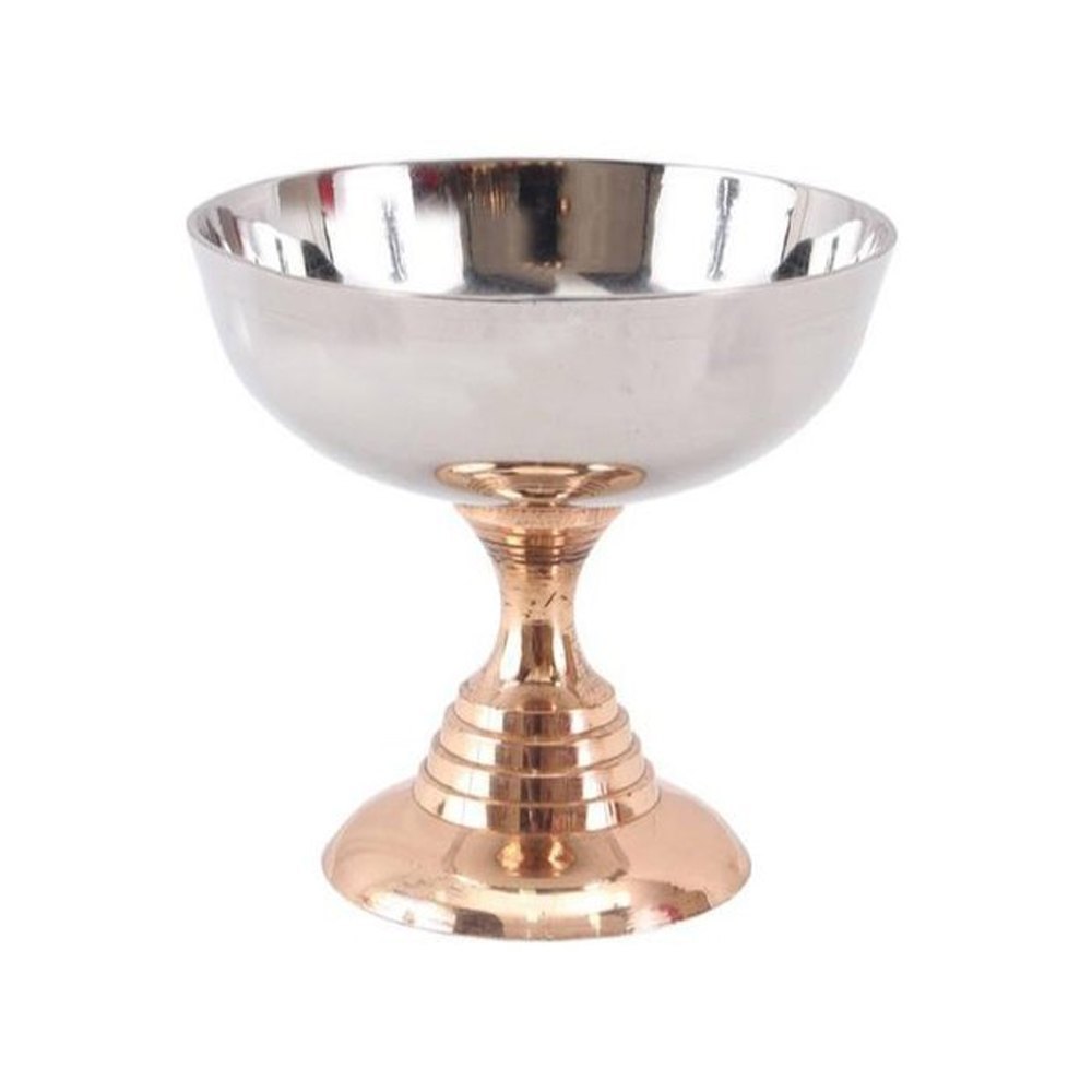 Brass and Stainless Steel SS Round Ice Cream Cup