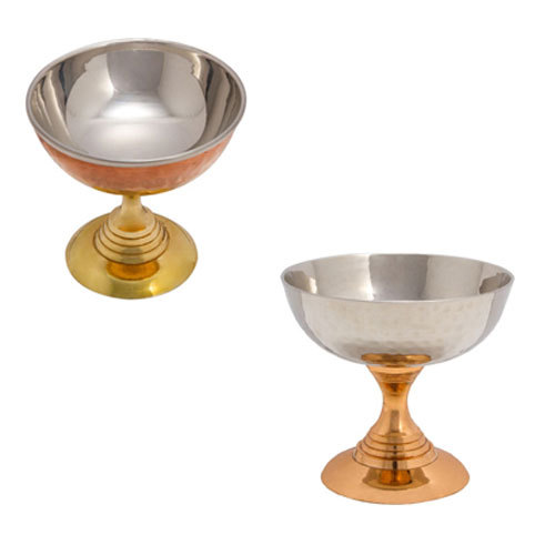 Stainless Steel Silver Ice Cream Cup