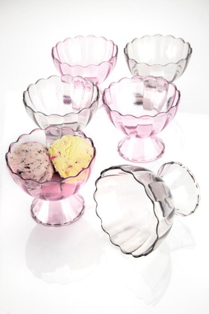 Transparent Round Transperant Plastic Ice Cream Cup, For Home, Size: Regular