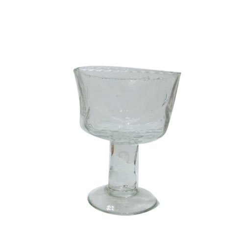 Round Serving Bowl Glass Shell Ice Cream Cup, For Home, Size: 5 Inch