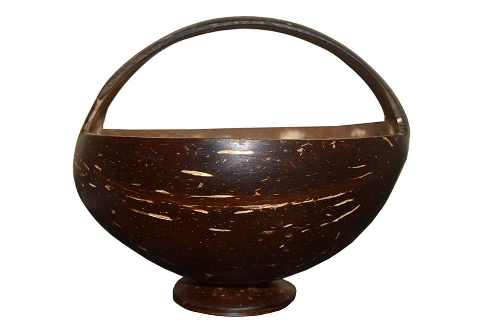Coconut Shell Basket (Hand Made) For Diwali Gift
