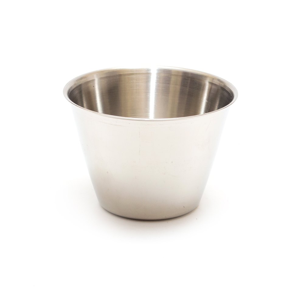 Silver Stainless Steel Sauce Cup 6 Cm, For Restaurant, Packaging Type: Box