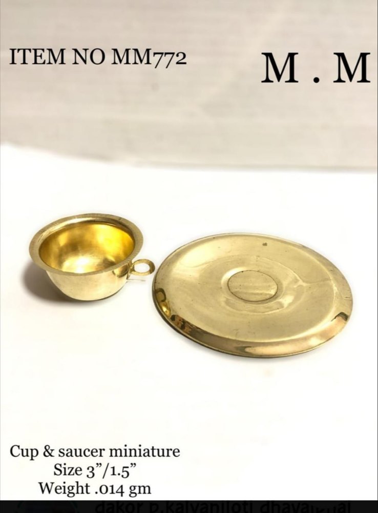2 Pieces Golden Cup Sauce Miniature Set, For Home