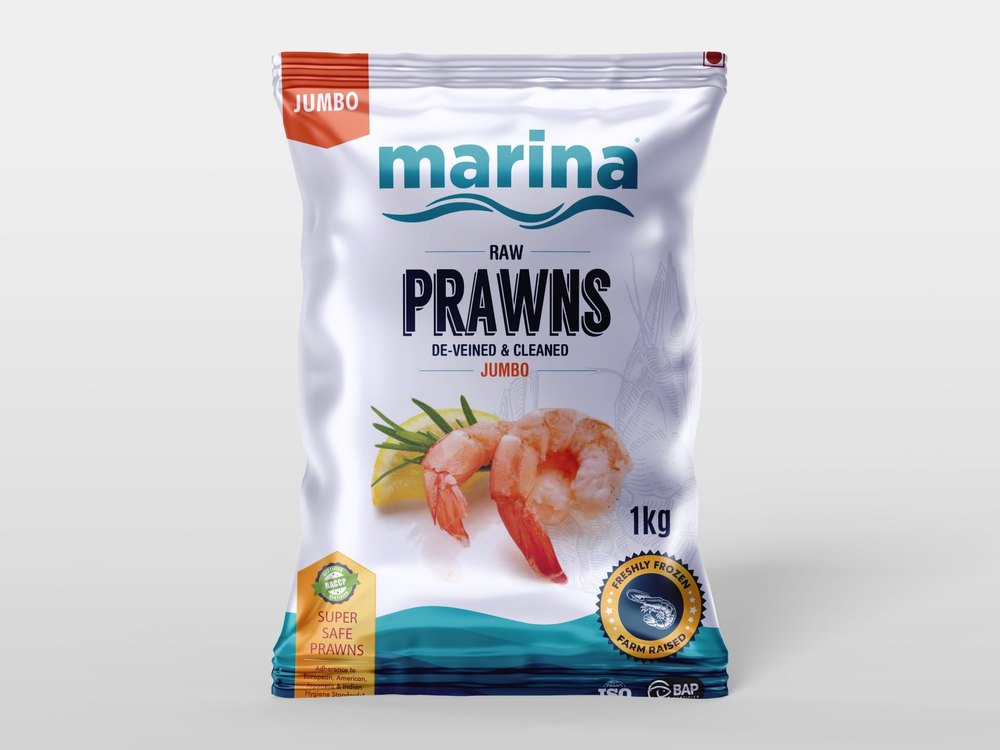 White Frozen JUMBO Prawns, Iqf
