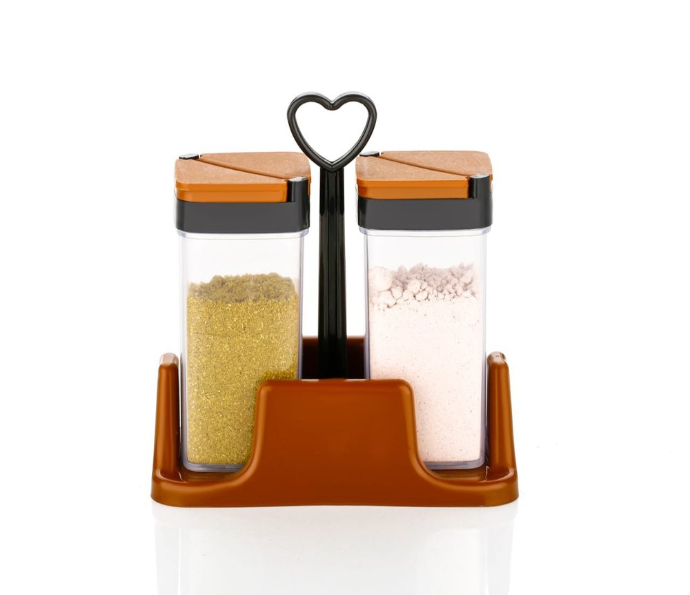 2 Pcs black Salt & Paper, For Home, Packaging Type: Box